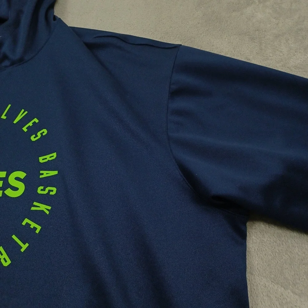 Minnesota Timberwolves Sweater Mens XXLT Blue Hoodie Nike Basketball NBA